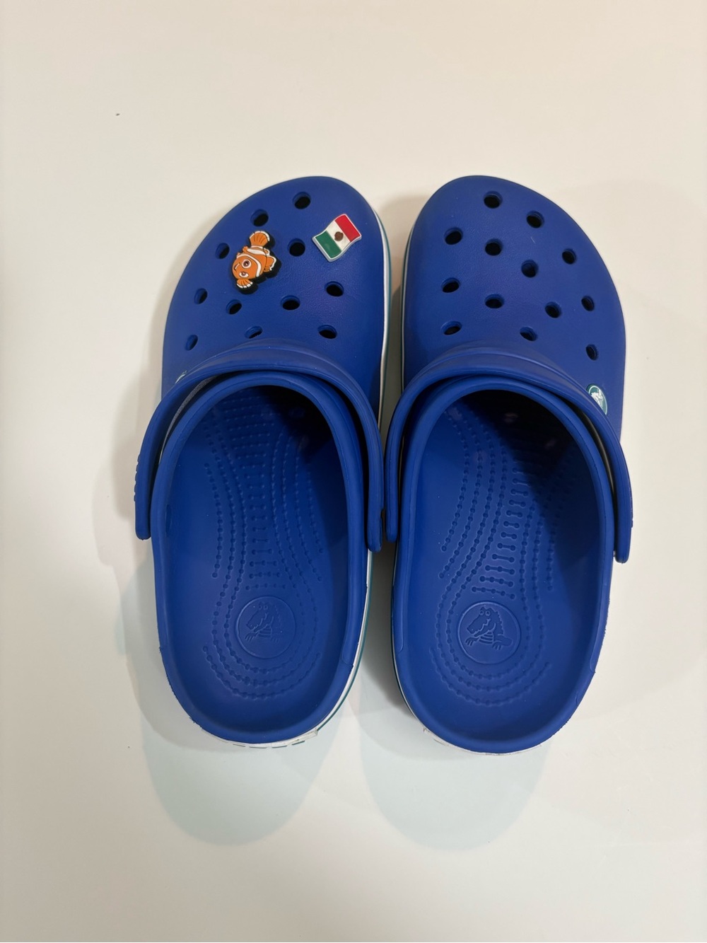 CROCS Kids Classic Clogs in Bright Blue